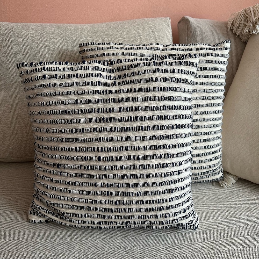 Wool and Cotton Throw Cushion Covers